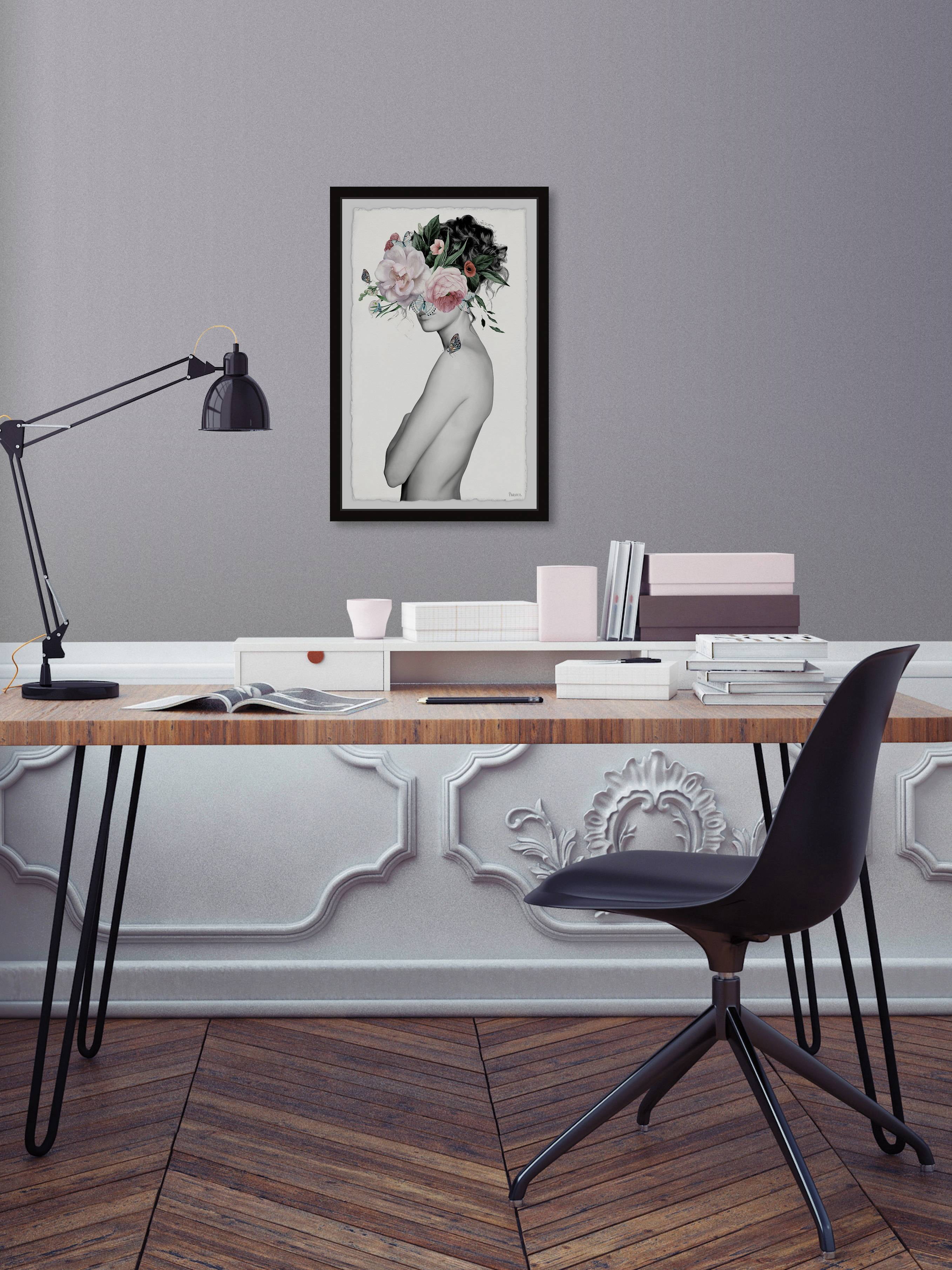 Parvez Taj "Magical Bloom" Framed Painting Print