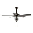 thumbnail image 3 of SAFAVIEH Ceiling Light Fan Rallen 3 Lt 52" Ceiling Fan Oil Rub Bronze, 3 of 6