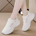 thumbnail image 2 of Womens Shoes,Lightweight Sneakers For Running Breathable Mesh Sports Shoes For Active Versatile Athletic Footwear For Everyday Use,Shoes for Women,White,7.5, 2 of 9
