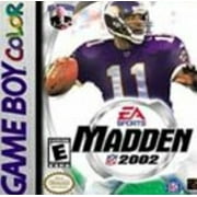 Madden NFL 2002 - Game Boy Color