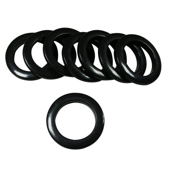 Home Sewing Depot #15 Plastic Grommet, 1 7/8" ID, 8 Sets, Black