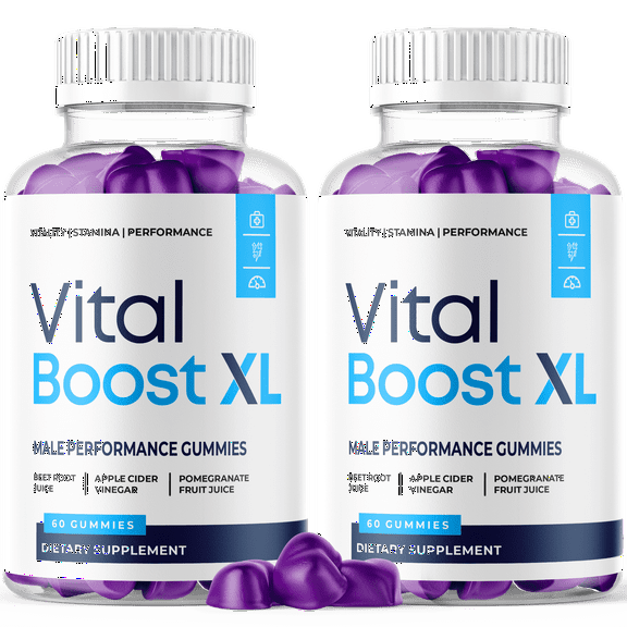 Vital Boost XL Gummies Advanced Formula All Natural Vitamin Supplement 120 Gummies