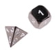 thumbnail image 4 of 14 piezas de dados poliédricos de aleación negra y D4-D20 para juguetes de D& Hugo Dados poliédricos de aleación, 4 of 10