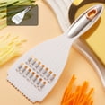 thumbnail image 1 of Eoozwa Stainless Steel Vegetable Grater Slicer, Sharp Rust-Proof Blades, Handheld Shredder for Potato, Carrot Fruit, Compact Size, Easy to Clean Store, Essential Kitchen Gadget, 1 of 6