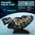 thumbnail image 3 of Costway Enjoyment37 4D Massage Chair, Full Body SL Track Zero Gravity Massage Recliner with Waist Heating, Airbag Massage, Black, 3 of 10