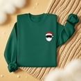 thumbnail image 5 of Craaazy Merry Christmas Shirt for Women Christmas Printed Crewneck Pullover Sweatshirts Funny Xmas Fashion Holiday Tops Gifts For Women, 5 of 6