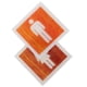 thumbnail image 3 of Acrylic Bathroom Sign for Door Office Use Brown Color Cute Decor 2 Pieces, 3 of 5