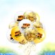 thumbnail image 2 of KAKOWELY Juego de 15 globos de 12 pulgadas para el regreso a clases, globos de látex con impresión de autobús escolar, globos decorativos para fiestas escolares (dorados), 2 of 4