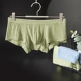 thumbnail image 3 of Men Low Rise Boxer Briefs U Pouch Slim Fit Stretch Trunks, 3 Pack, 3 of 6