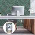thumbnail image 6 of Yayeee Toggle Light Switch Wall Plate 1-Gang 4.5"x2.7" Home Decorative Outlet Cover, Floral Window, 6 of 7