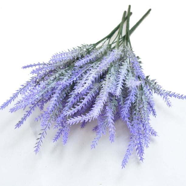 Ramo de Flores de Lavanda Artificial de Plástico NikouMX