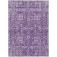 thumbnail image 2 of HomeRoots 579656 5 x 8 ft. Oriental Washable Indoor & Outdoor Rectangle Area Rug, Purple, Lilac & Lavender, 2 of 5