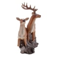 thumbnail image 2 of Lindo Adorno De Resina De Ciervo Sika Mini Paisaje Jardín Bonsai Decoración De Escritorio Para El Hogar Todavía ciervos Macarena Animales Artificiales decorativos, 2 of 8