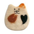 thumbnail image 1 of Handmade Cartoon Animal Wool Tea Mat Pad - Cute Scald Water Cup Placemat for Kitchen Table Decoration, 1 of 5
