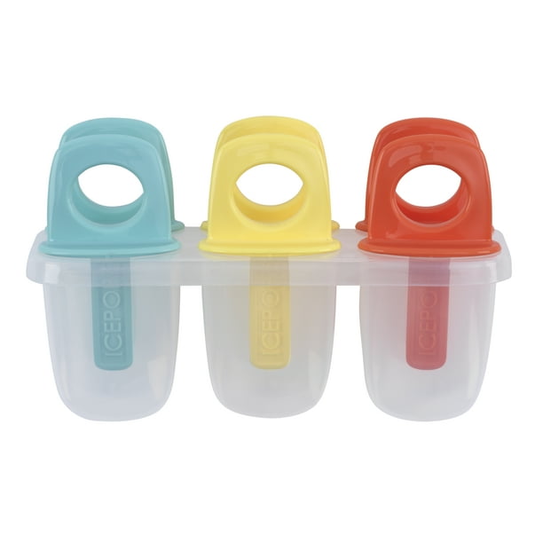 GoodCook ProFreshionals Ice Pop Maker, Makes 6 Ice Pops, Assorted Colors