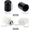 thumbnail image 2 of 24sets 24Sets Essential Oil Roller Inserts Kit Stainless Steel Roller Balls and Black Bottle Cap for 5~15ml Essential Oils Cosmetics Bottle 9mm inner diameter Black DIY, 2 of 7