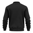 thumbnail image 6 of CCRFTGI Jackets for Men Water-Resistant Stand Collar Track Jackets Midweight Travel Stylish Casual Sweatshirts Coats Black XL, 6 of 6