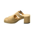 thumbnail image 2 of By FAR Melba Suede Sandal, 35, Beige, 2 of 5