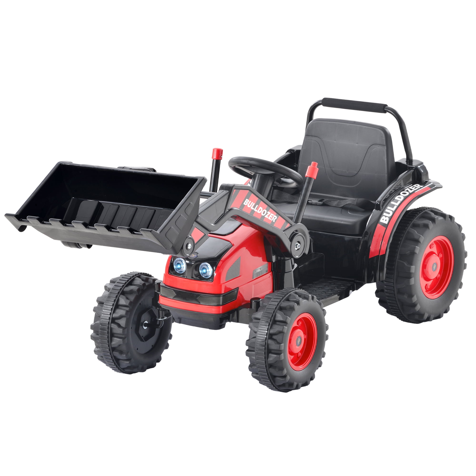 Lowestbest 12 Volt Toy Construction Vehicle for Kids, Bulldozer Toddler Ride On Toy, Ride on Car, Digger Scoop Pulling Cart (Red) Lowestbest 12 Volt Toy Construction Vehicle for Kids, Bulldozer Toddler Ride On Toy, Ride on Car, Digger Scoop Pulling Cart (Red)
