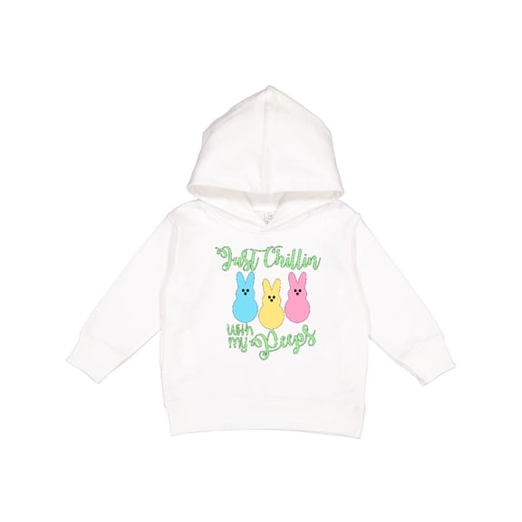 Inktastic Funny Easter Just Chillin' with My Peeps Toddler Hoodie