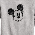 thumbnail image 2 of Disney - Sketch Head Mickey Graphic Fleece Sweatshirt, 2 of 4