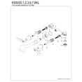 thumbnail image 6 of Kingston Brass KS5028KL Hallerbos Two-Handle Wall Mount Roman Tub Faucet, Brushed Nickel, 6 of 7