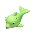 thumbnail image 1 of Flauta Ocarina HUOGUO con dibujos animados de delfines, 6 agujeros, cerámica, verde, 1 of 5