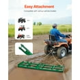 thumbnail image 4 of VEVOR Drag Harrow 6 ft Heavy Duty Tow Behind Drag Harrow Driveway Grader Rake, 4 of 9