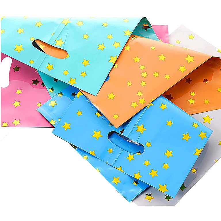 Paper Party Bags,Small Paper Bags,Party Favor Bags,Small Gift Bags,Eco  Party Gift Bags Bulk,Kraft Paper Goodie Bags Candy Bags Treat Bags Sweet  Bags