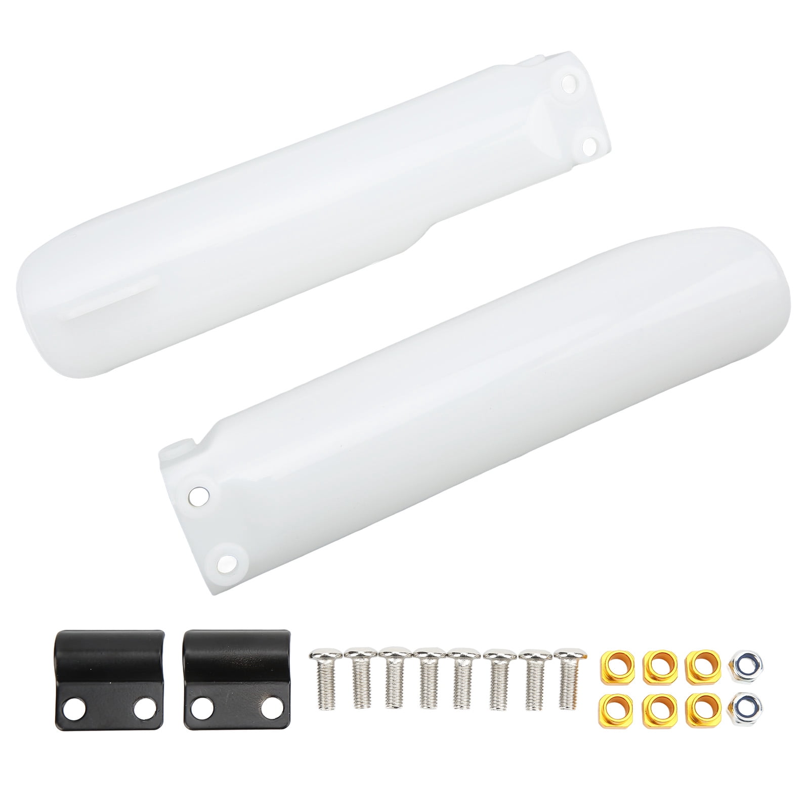 Supermoto White Motocross Fork Guards Protector For Honda CRF 250 450 - View #13