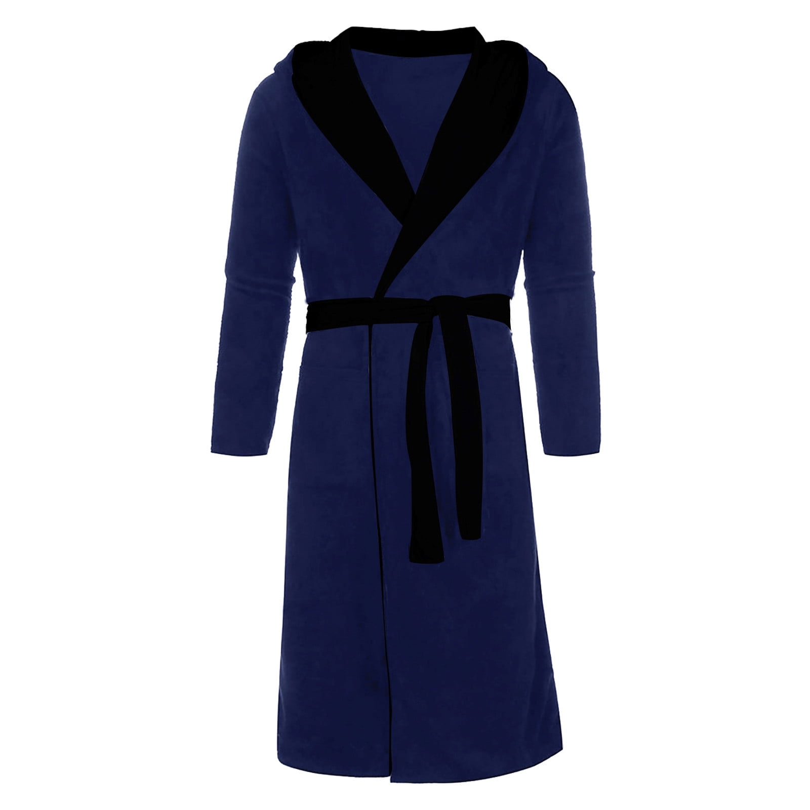 for Men Blue Mens Clothing Coats Long coats and winter coats Save 60% Calvin Klein Cotton Bathrobe in Navy 