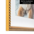 thumbnail image 3 of ArtToFrames 4" x 37" Gold Leaf with Bead Compo Picture Frame, 4x37 inch Gold Wood Poster Frame (WOM-4761), 3 of 8