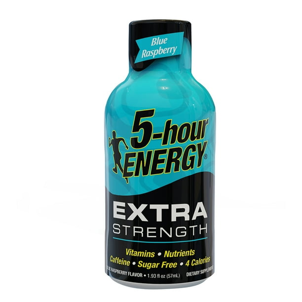 5hour ENERGY Shot, Extra Strength, Blue Raspberry, 1.93 oz. Walmart