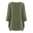 thumbnail image 6 of TaTaai Summer Lightweight Cardigan for Women， Linen V Neck Long Sleeve Open Front Top， Casual Solid Color Cover Up for Beach Style Gift, 6 of 9