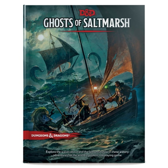 Pre-Owned Dungeons & Dragons Ghosts of Saltmarsh Hardcover Book (D&D Adventure) (Hardcover) by Wizards RPG Team