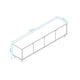 thumbnail image 4 of Mueble Mesa para TV, Diseño Moderno y Minimalista, Negro, 4 of 6