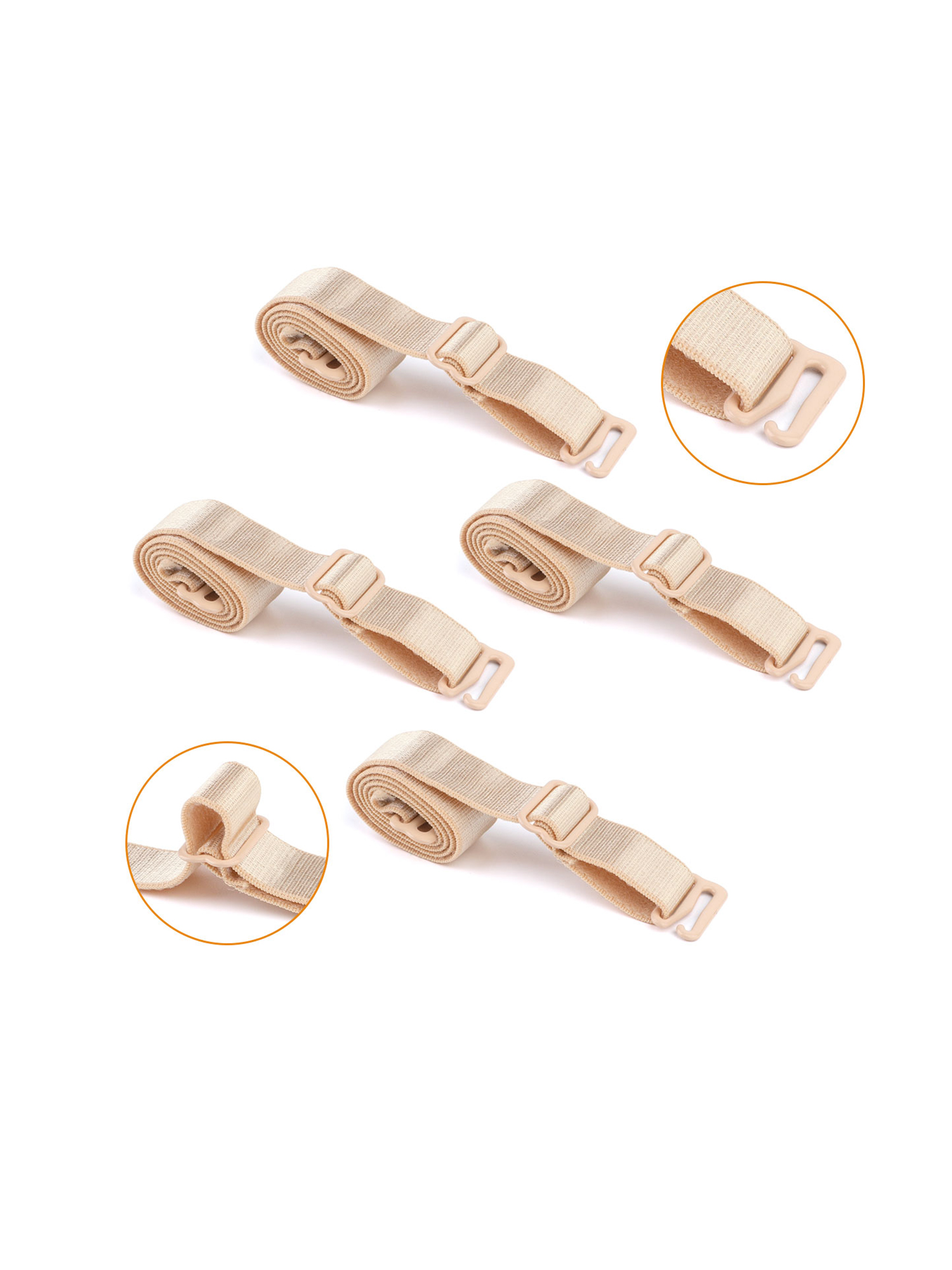 Unique Bargains Stretchable Shoulder Bra Shoulder Straps Women Elastic Bra Straps
