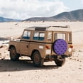 thumbnail image 6 of Rv Spare Tire Cover 14 inch - bat night sky purple cool Tire Covers for Trailers, Adjustable Camper Spare Tire Cover, 6 of 7