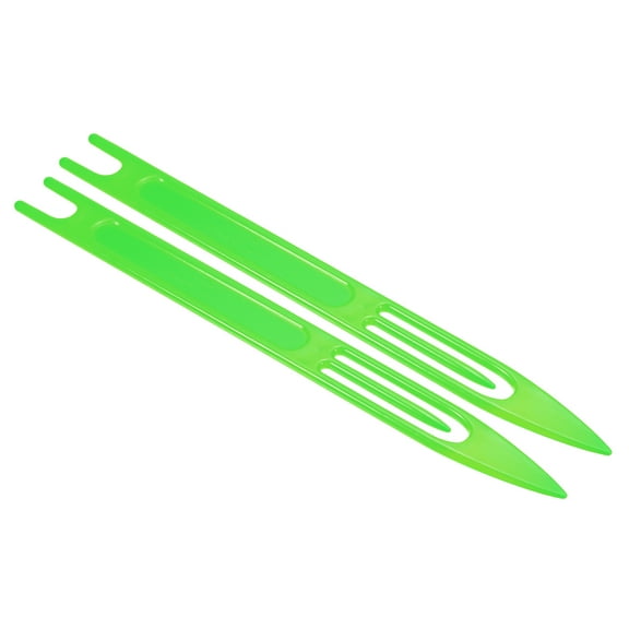 Netting Needle Shuttles 10#, 2 Pack Plastic Fishing Net Repair Tool, Green