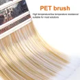 thumbnail image 4 of 1/1.5/2//2.5/3/4/5/6Inch Paint Brush Home Decoration Varnish Brush Wall and Furniture Paint Tool Plastic Handle Soft Hair Brush (2.5 inch), 4 of 7