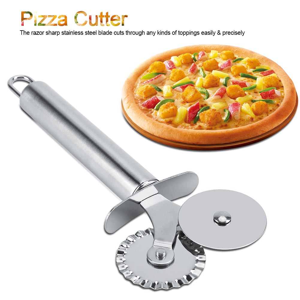 Mgaxyff Pizza Wheel,Pizza Cutter,Stainless Steel Pizza Wheel Cutter