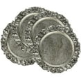 thumbnail image 6 of SILVER EMBOSSED CHARGER PLATES SET OF 4       14" D, 6 of 7