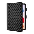 thumbnail image 2 of for Xiaomi Redmi Pad 2 Pro 12.1/Poco Pad M1 12.1 Inch 2025 Case, Rhombus Pattern Multiple Viewing Angles Stand Slim Folio Cover (Black), 2 of 6