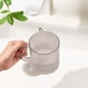 thumbnail image 2 of 400ml Transparente Conjunto de Vasos para Enjuague Bucal con Asa de Plástico de Alta Estética - Gris, 2 of 6