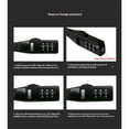 thumbnail image 4 of Tie Lock - 3-Digit Adjustable Cable Lock, for Bike Rack, Motorcycle Helmet, Skateboard, Skis, French Door, Stroller & Cabinet - Ideal for Lightweight Security (1 Pack), 4 of 5