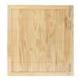 thumbnail image 3 of Wood Color, 31.5x35.4inch Single Swinging Saloon Door, Square Cafe Half Interior Door with 3 Hinges,1.37in Thick Solid Wood Partition Door for Hallway Kitchen Bar Pub Shop, 3 of 20