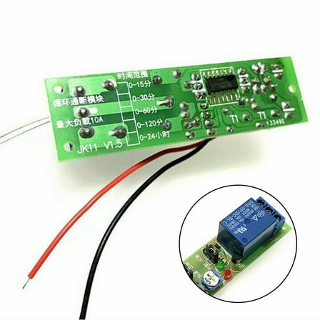 DC12V Adjustable Delay Timer Relay Switch Module for Automation Control