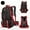 Black, variant on RKZDSR 50L Hiking Backpack, 45+5L Lightweight Camping Backpack with Multiple Compartments