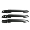 thumbnail image 5 of Unique Bargains Front Rear Left Right Side Car Exterior Door Handle Cover with Keyless Hole Fit for Mitsubishi Outlander - Pack of 4 Carbon Fiber Black, 5 of 6