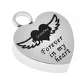 thumbnail image 4 of Joyería de cremación Colgante de cenizas Collar  de Zulema  Heart Memorial Pet Pendant, 4 of 8